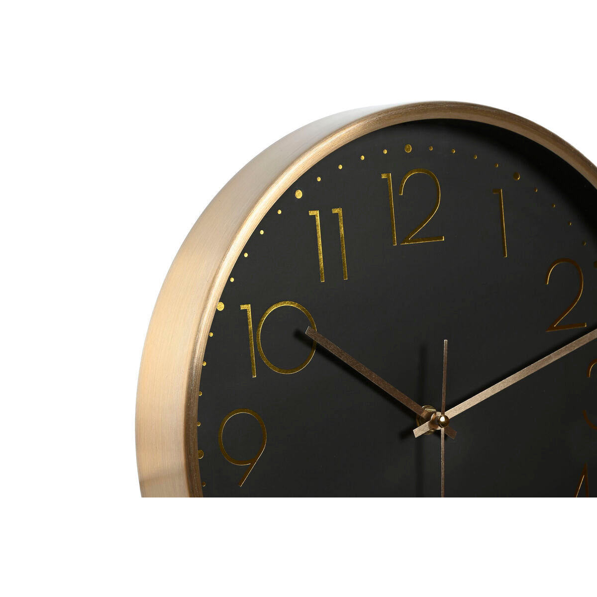 Wall Clock Home ESPRIT White Black Aluminium 30 x 4,3 x 30 cm (2 Units)-2
