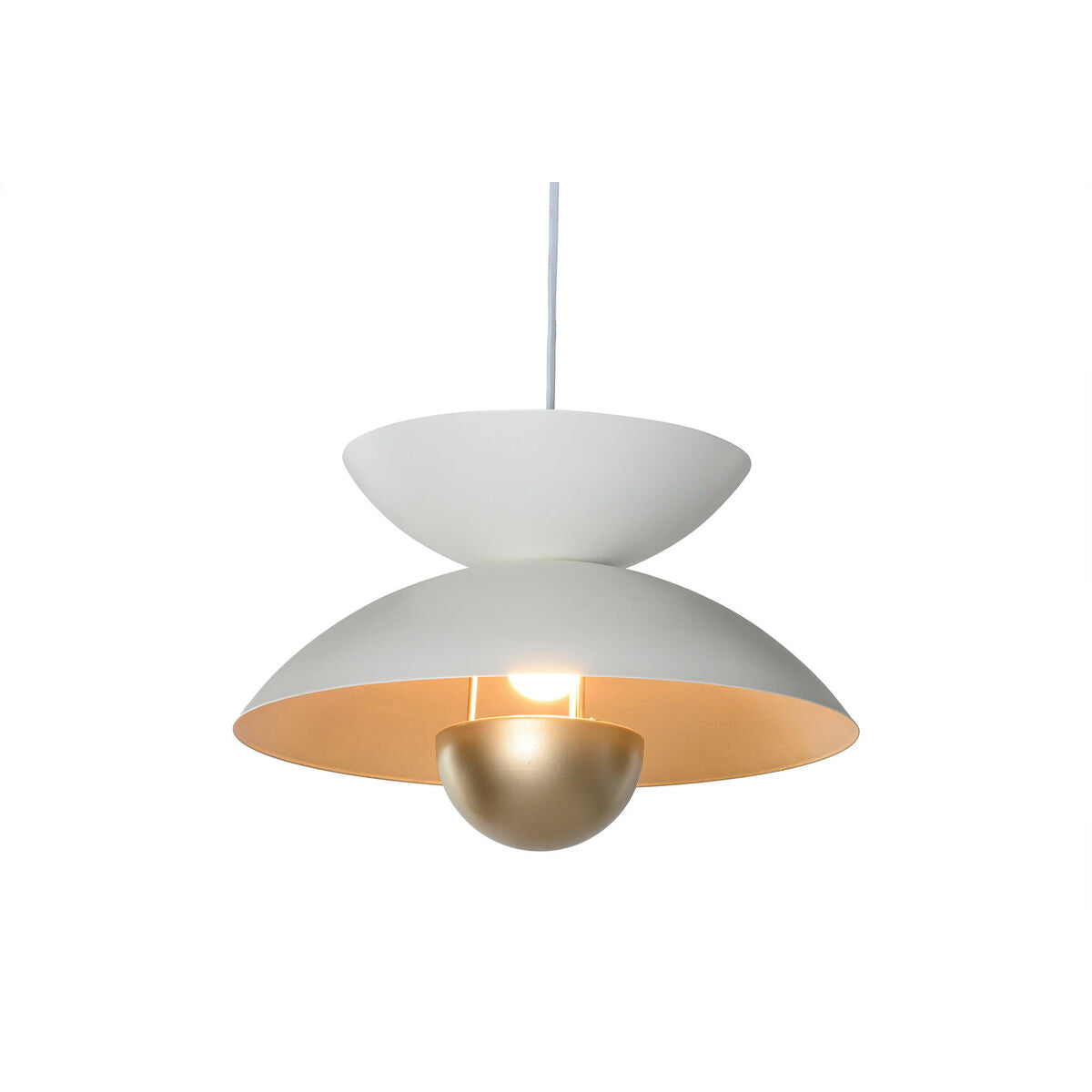 Ceiling Light Home ESPRIT White Golden Metal 50 W 36 x 36 x 22 cm-1