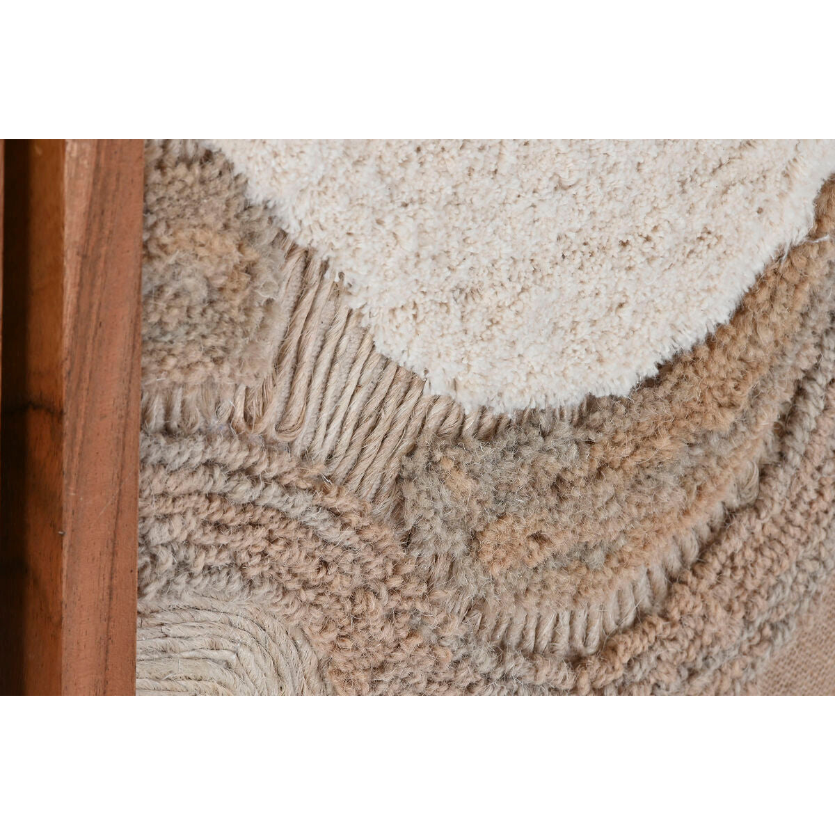 Painting Home ESPRIT White Natural Abstract Scandinavian 60 x 3 x 75 cm (2 Units)-3