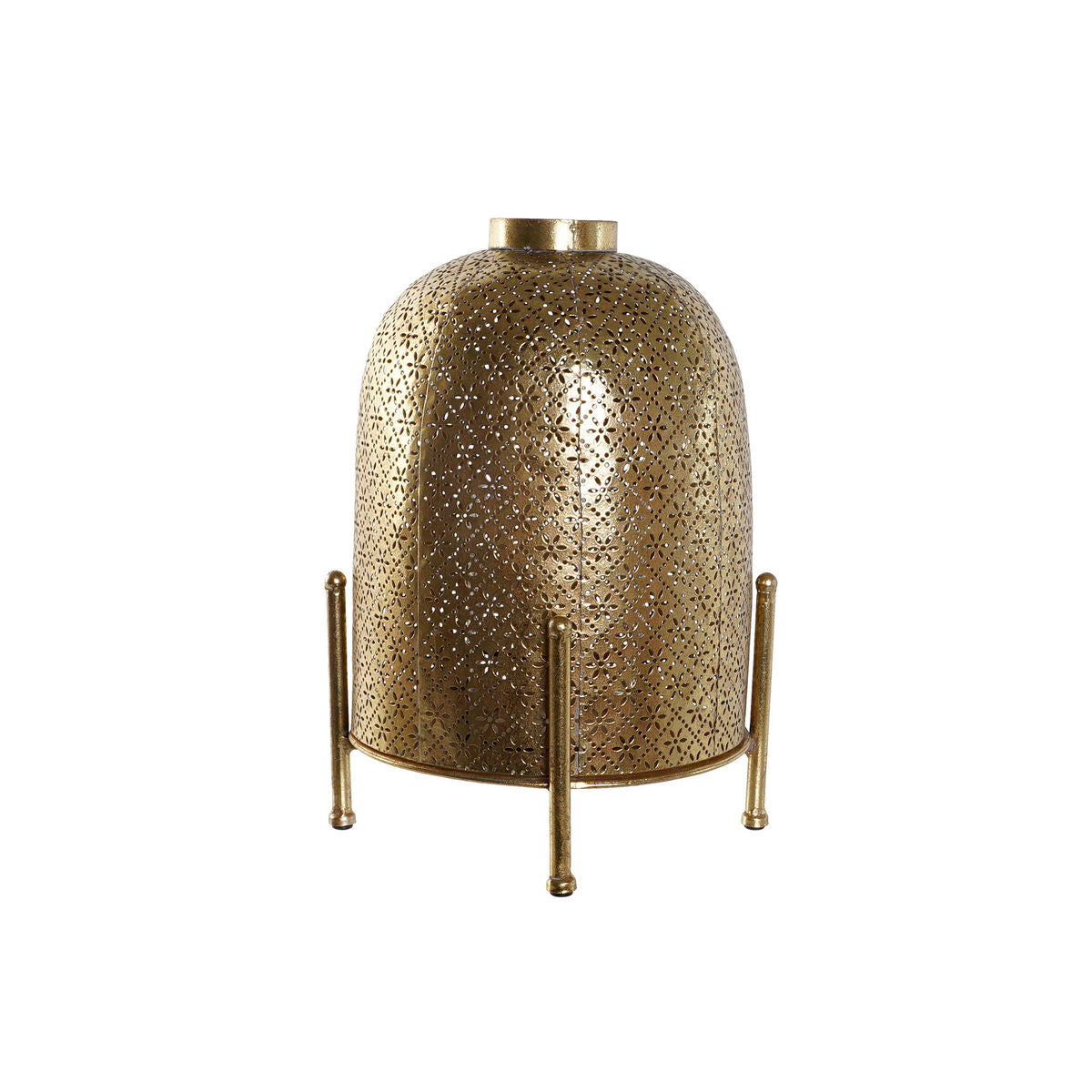 Candleholder Home ESPRIT Golden Metal Crystal 24 x 24 x 33 cm-6