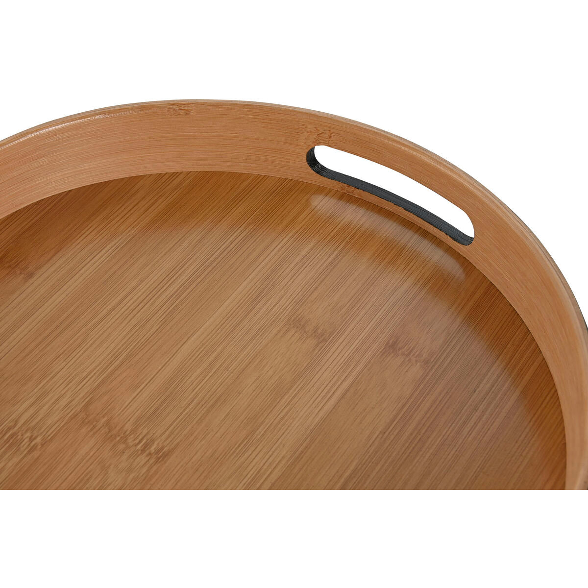 Snack tray Home ESPRIT Black Natural Modern 30 x 30 x 5 cm-2