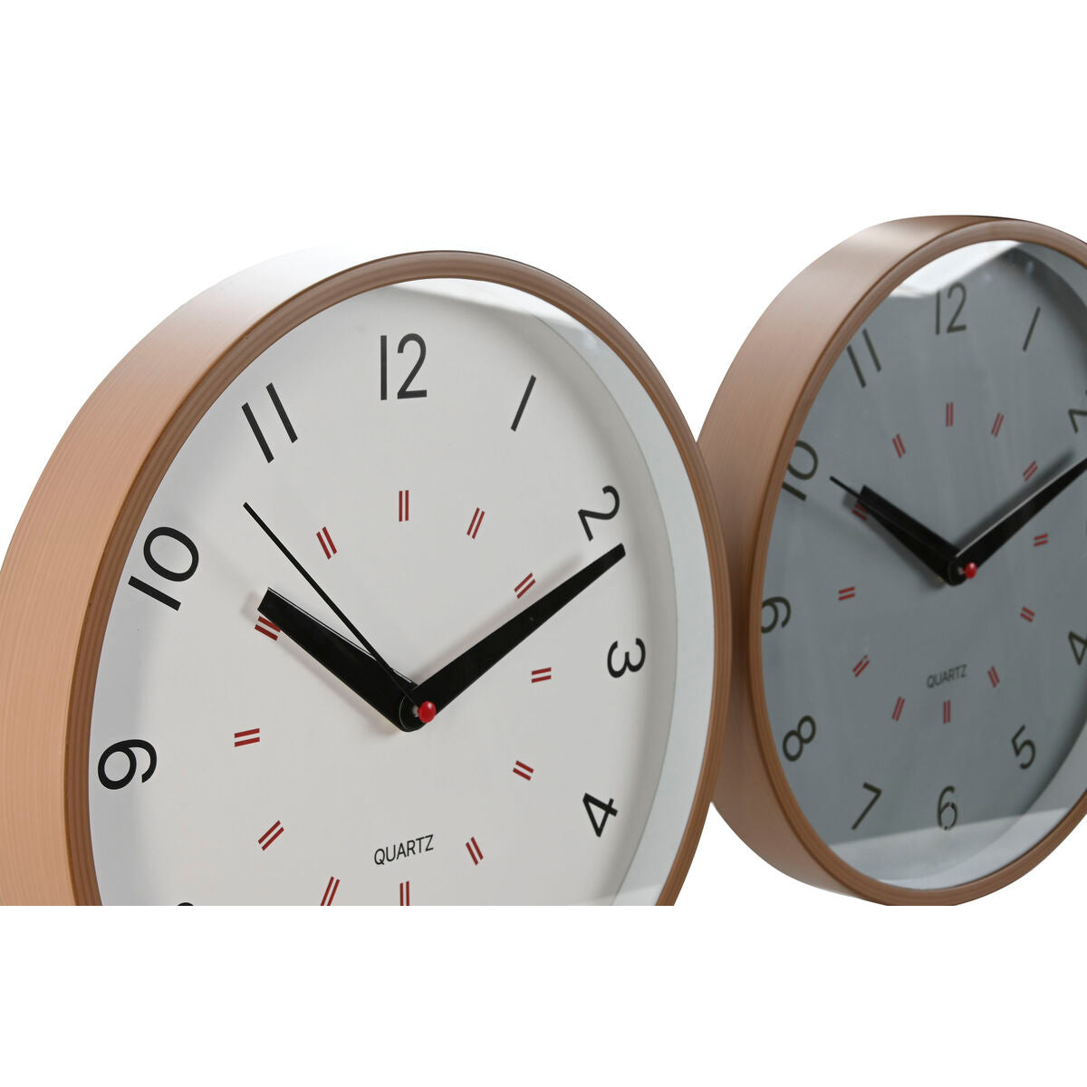 Wall Clock Home ESPRIT White Beige Grey PVC 30 x 4 x 30 cm (3 Units)-3