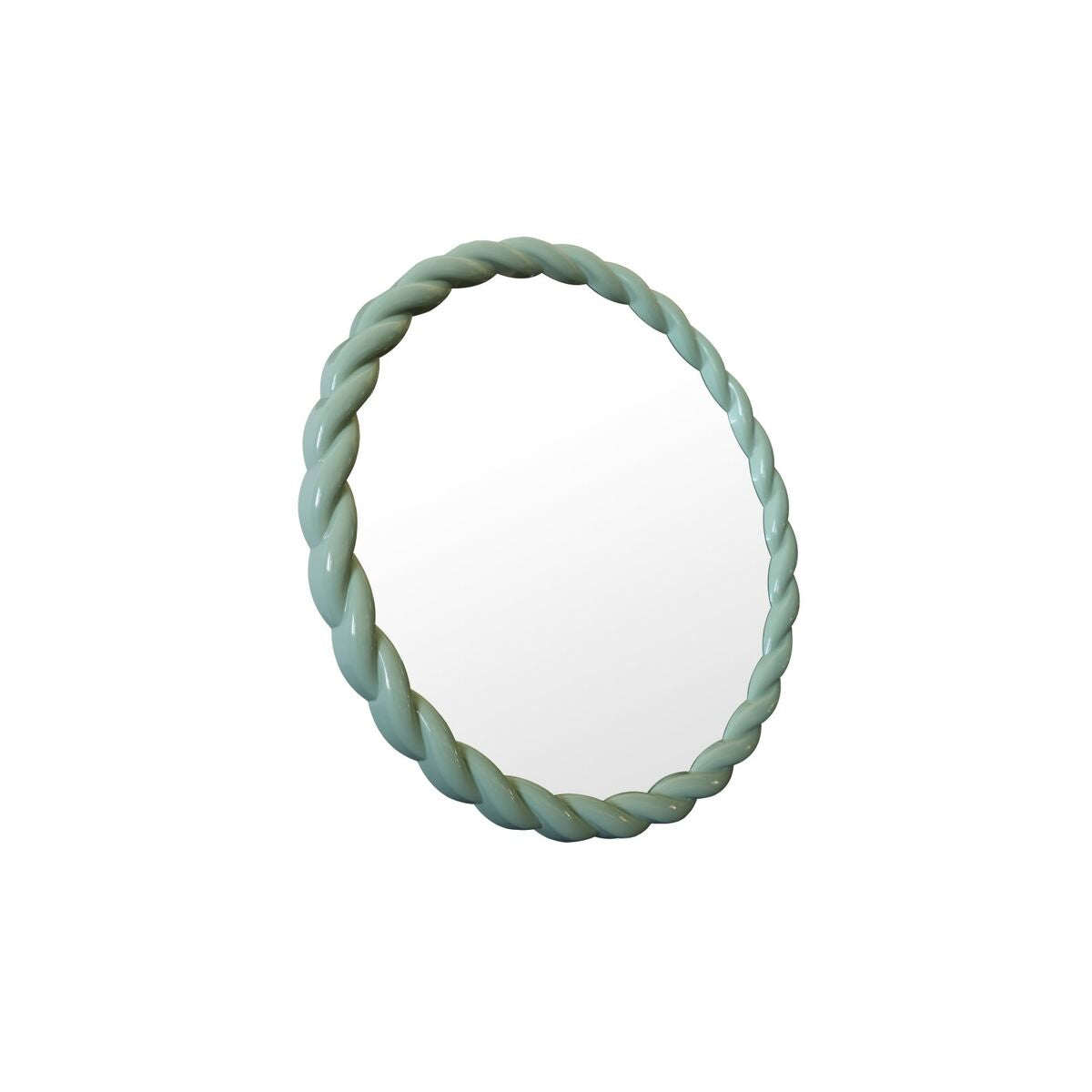 Wall mirror Home ESPRIT White Green Pink Lilac 44 x 3 x 44 cm (4 Units)-1