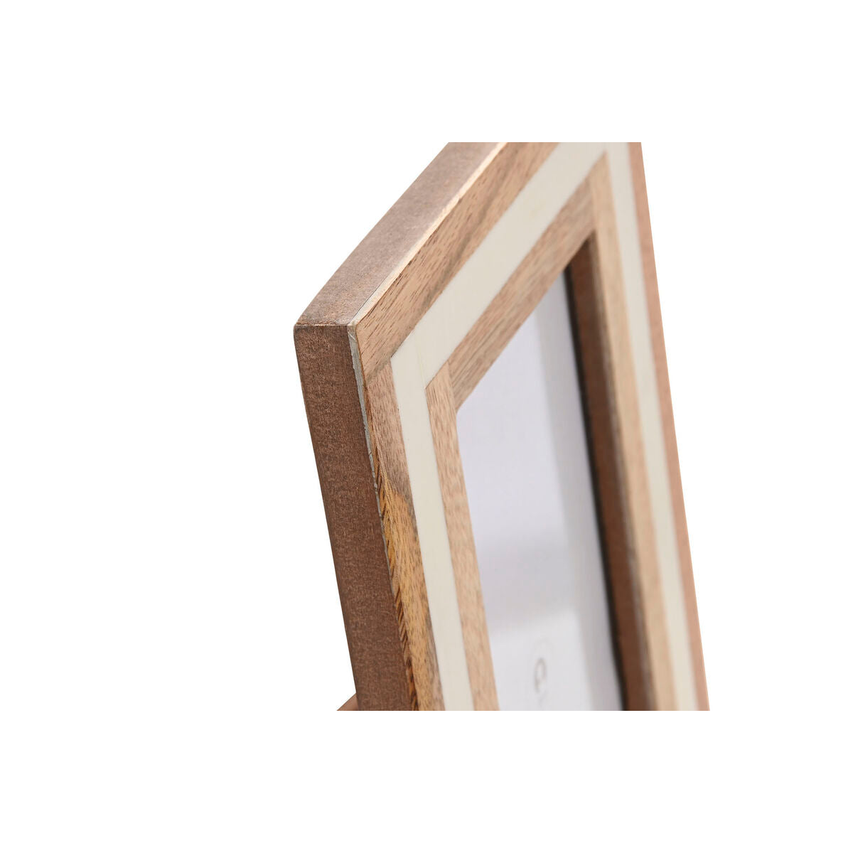 Photo frame Home ESPRIT White Natural Bone Mango wood Urban-2