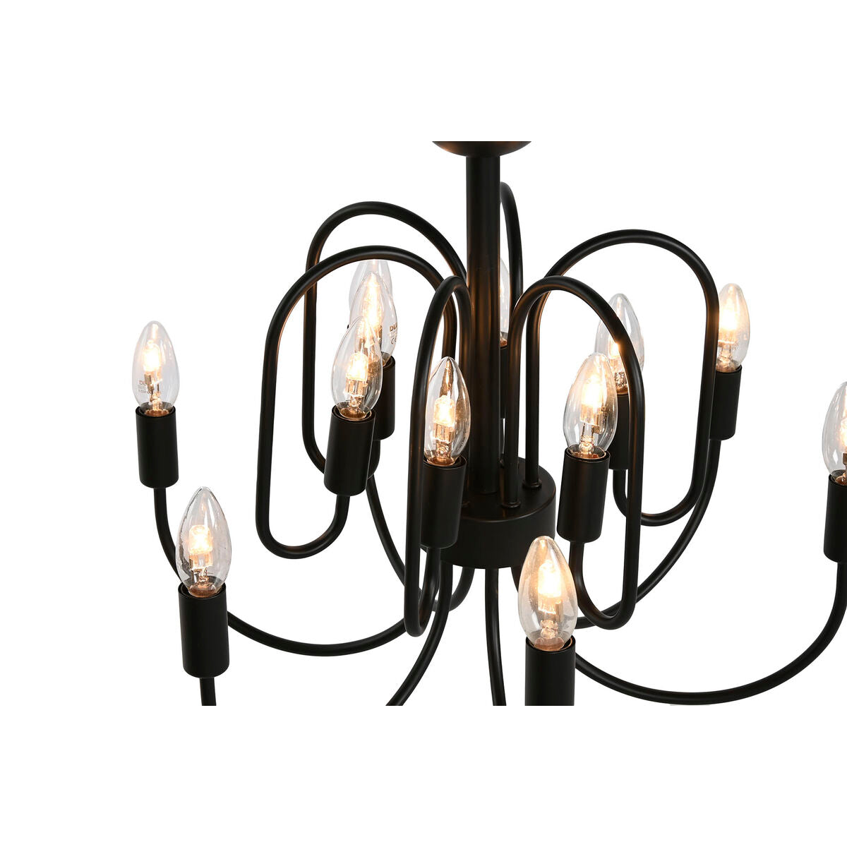Ceiling Light Home ESPRIT Black Metal 54 x 54 x 46 cm-2