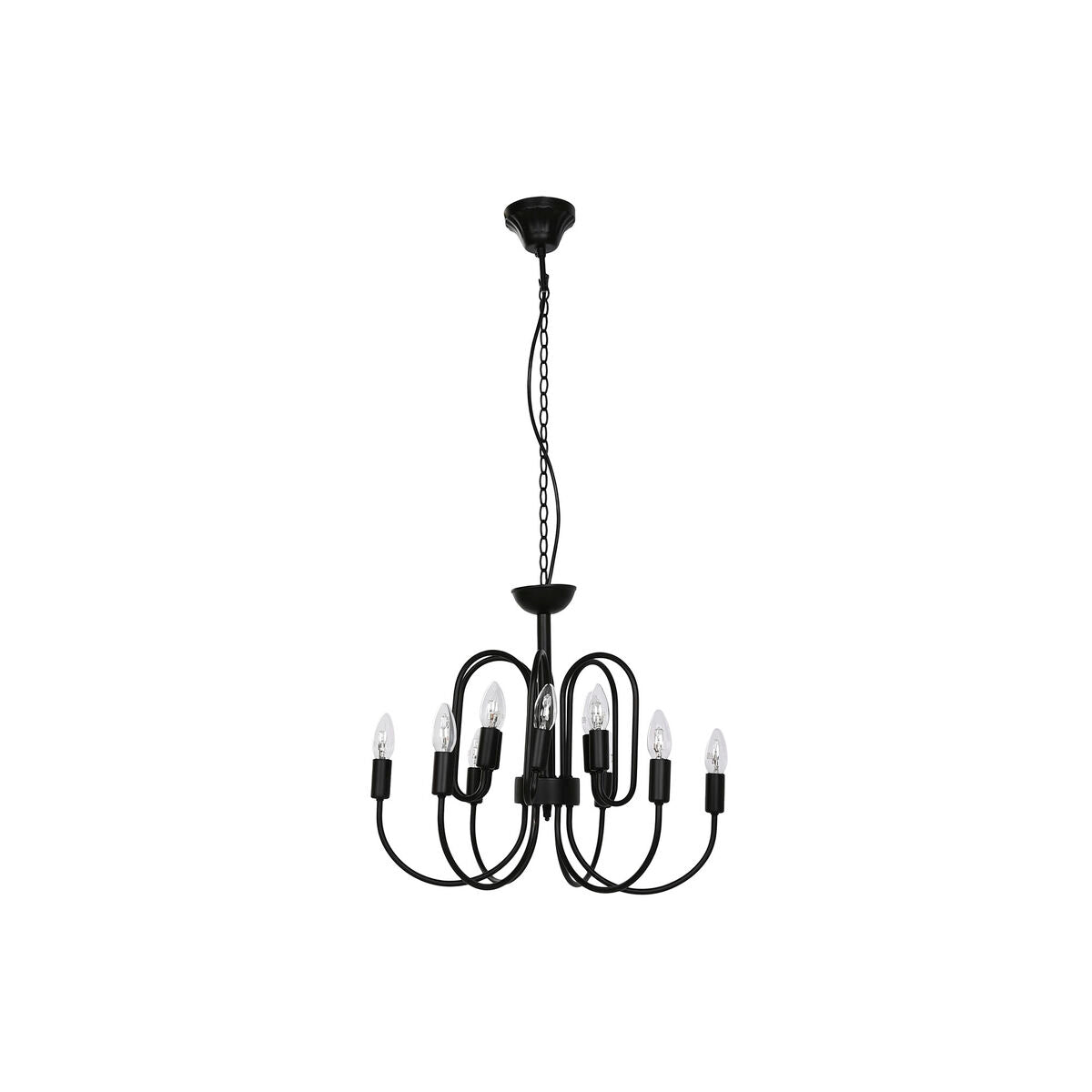 Ceiling Light Home ESPRIT Black Metal 54 x 54 x 46 cm-0
