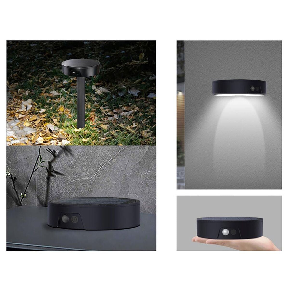 Wall Light EDM 31820 Polycarbonate ABS 4 W 500 lm Solar garden lights (3000 K) (4000 K) (6500 K)-3