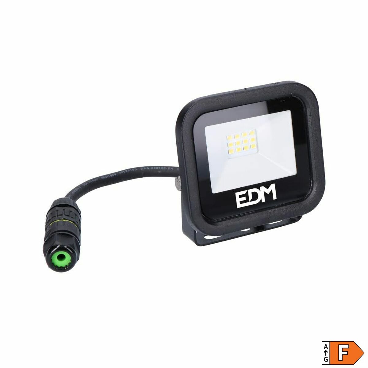 LED spotlight EDM 70400 Black Series Black F 2100 W 10 W 800 lm 9,2 x 8,1 x 2,7 cm (6400 K)-4