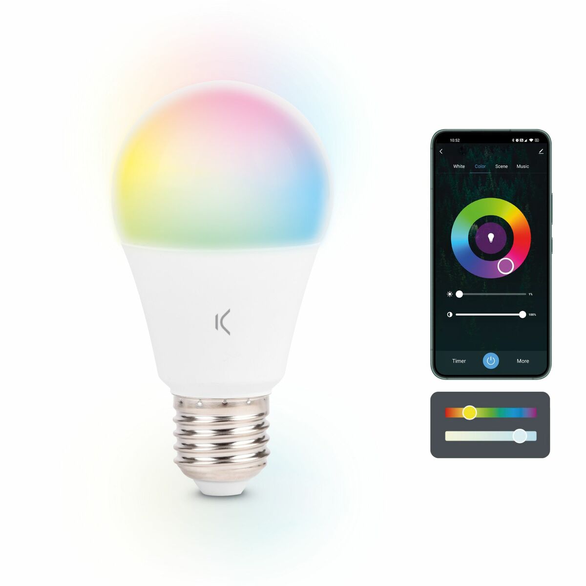 LED lamp KSIX E27 9W F-0