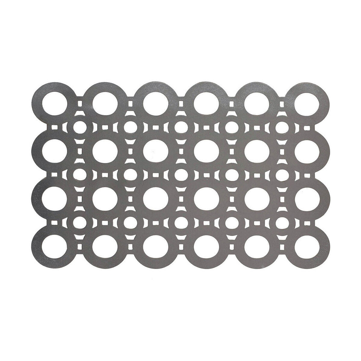 Table Mat Viejo Valle PVC Silver 45 x 30 cm (24 Units)-1