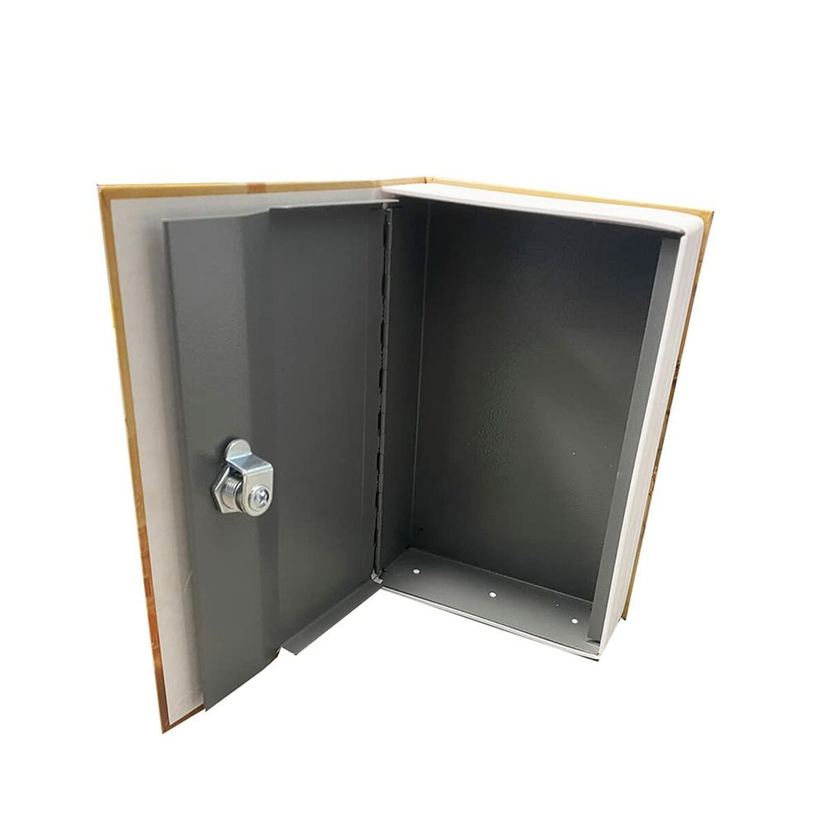 Book-shaped safe Micel CFC08 M13403 Grey Steel London-1
