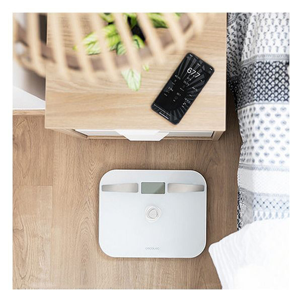 Digital Bathroom Scales Cecotec EcoPower 10200 Smart LCD Bluetooth 180 kg White 180 kg-4