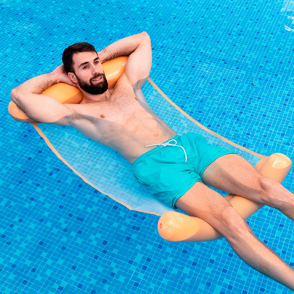 Single Floating Water Hammock for Swimming Pool Pulok InnovaGoods-8