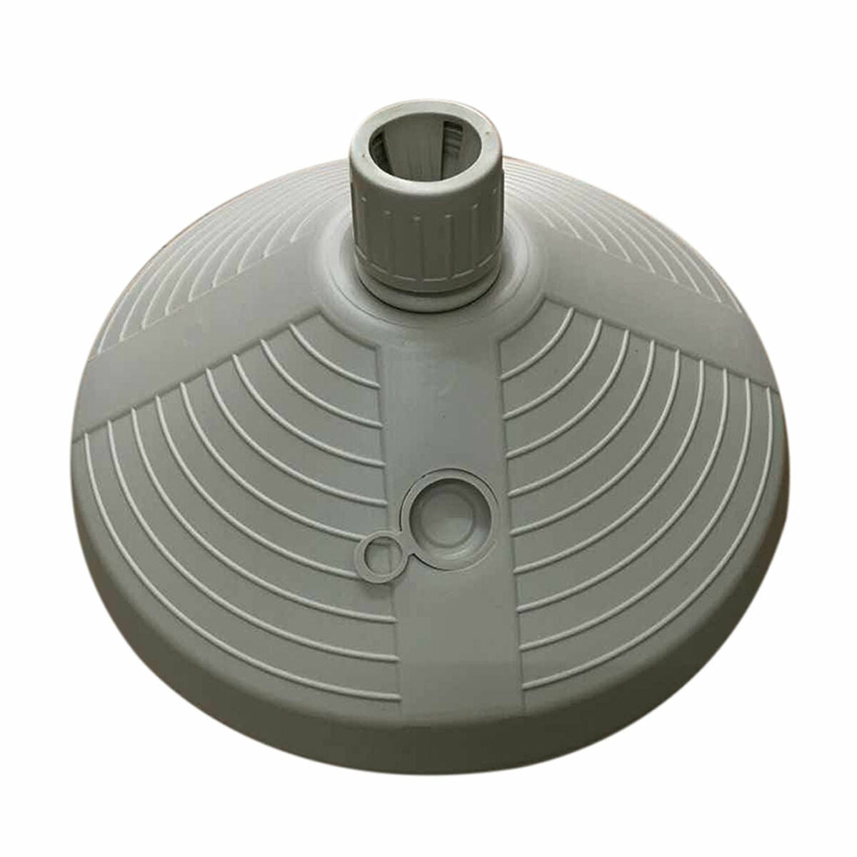 Marbueno Base Umbrella Round Plastic 38x38x14 cm 10L White Garden, Pool, Terrace 10502-0