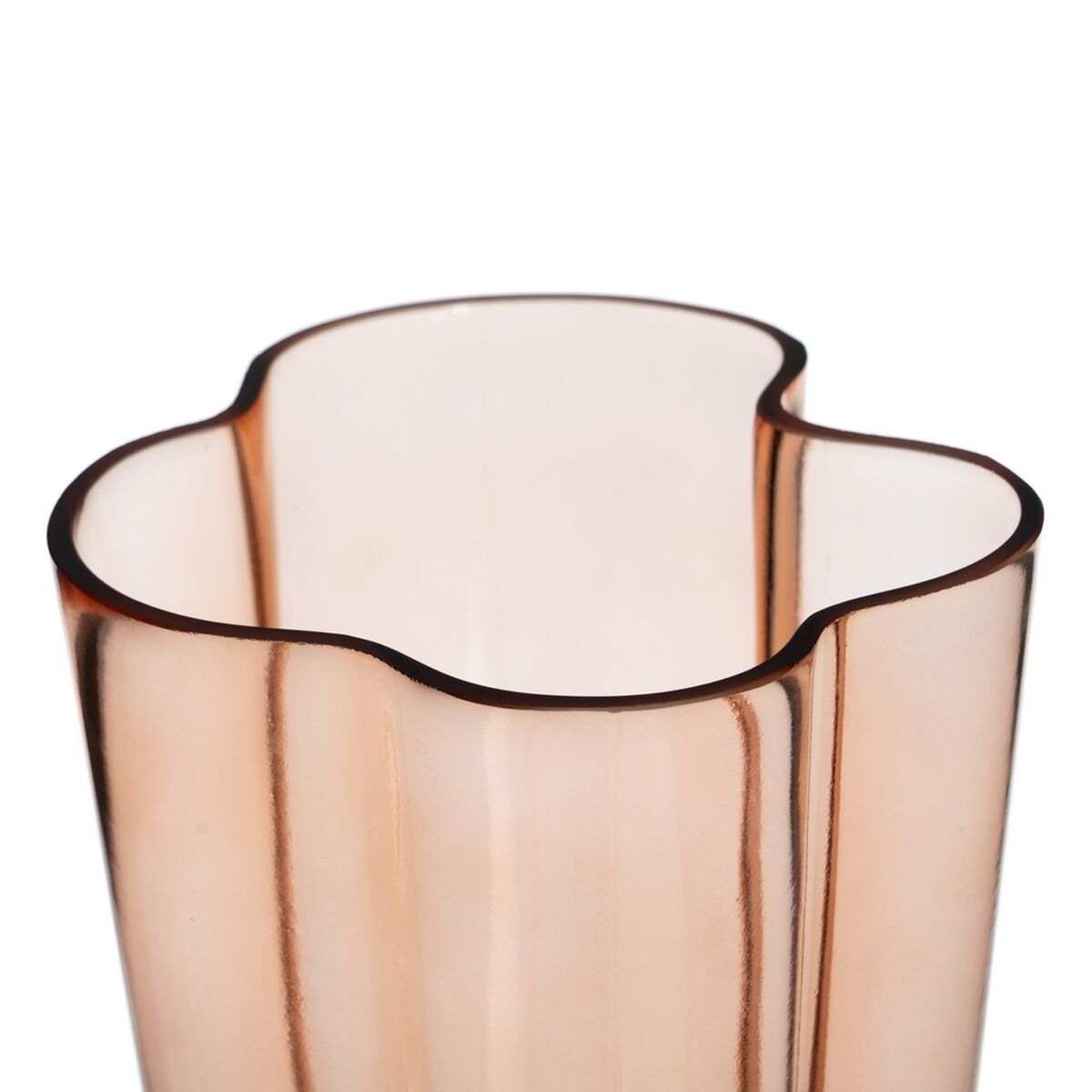 Vase Brown Crystal 15,5 x 15 x 30 cm-4