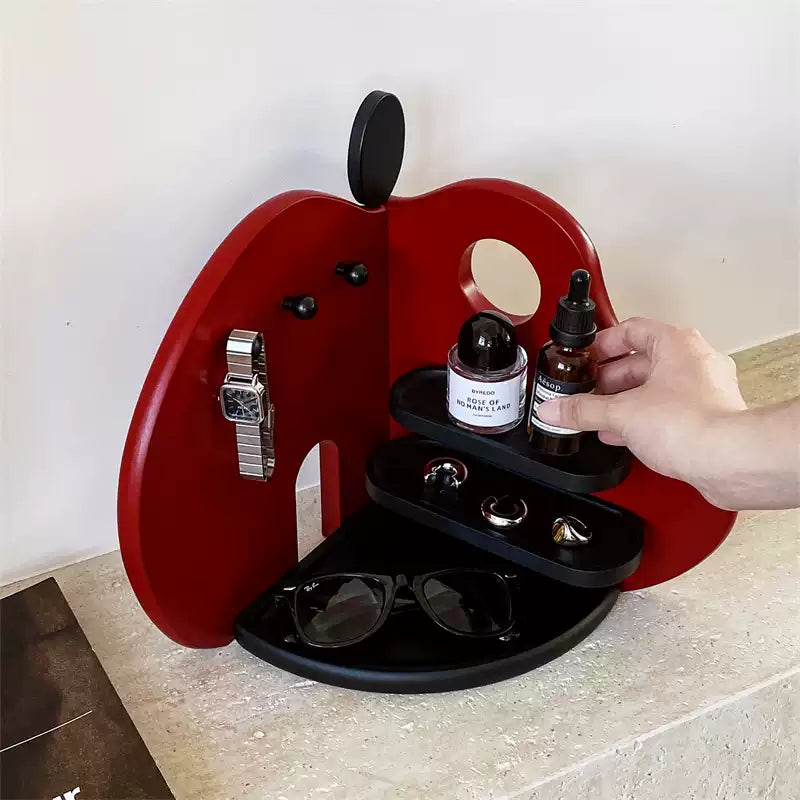 Apple-Shaped Jewelry Organize Rack-0