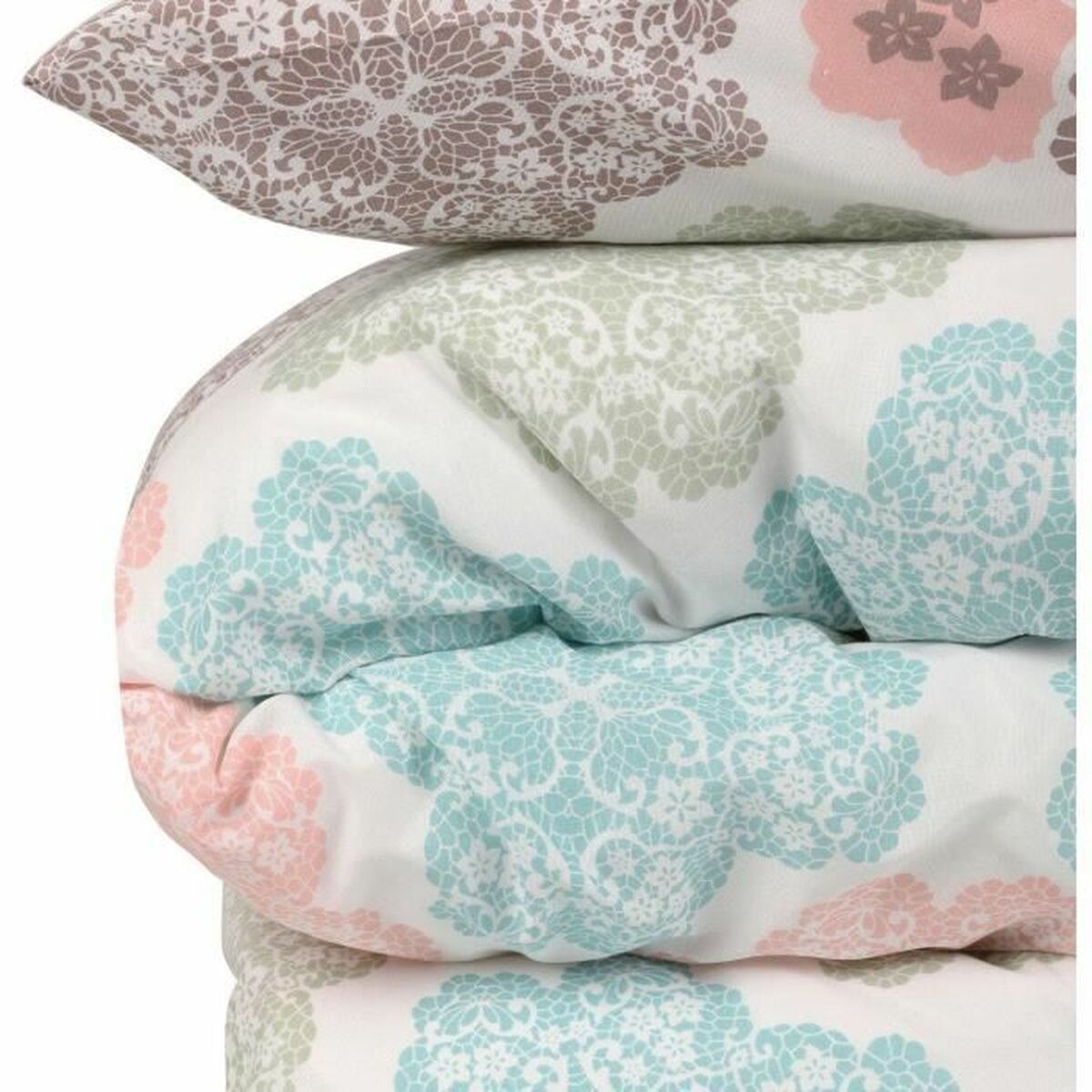 Duvet cover set Turquoise Super king 3 Pieces-2