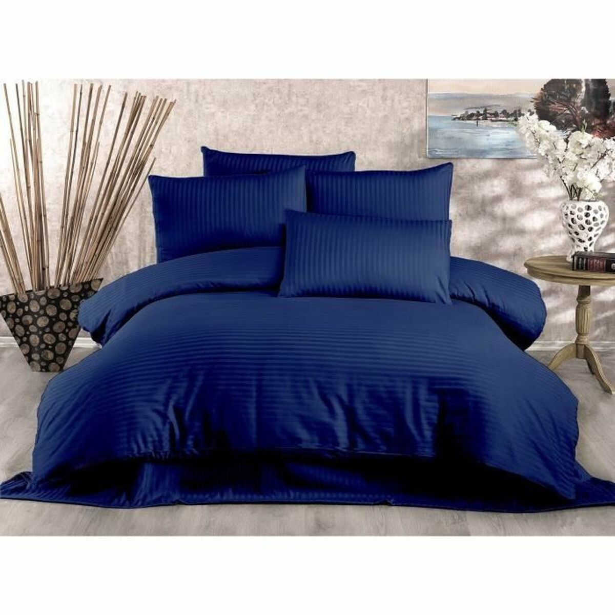 Duvet cover set Blue Super king 3 Pieces-4