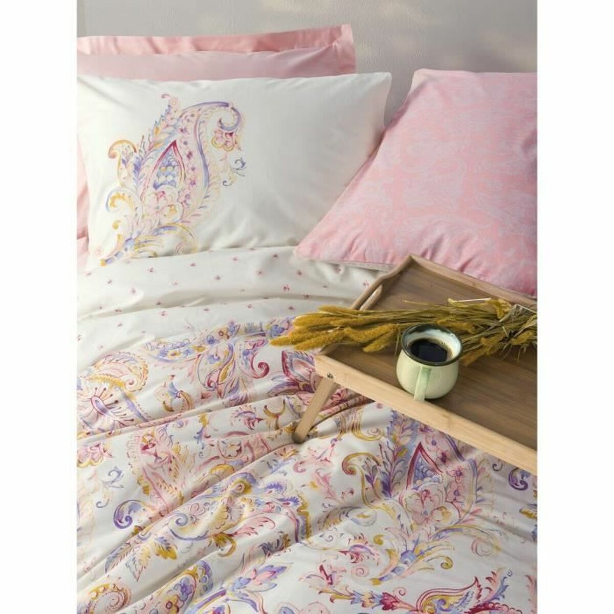 Duvet cover set Pink 220 x 240 cm-3