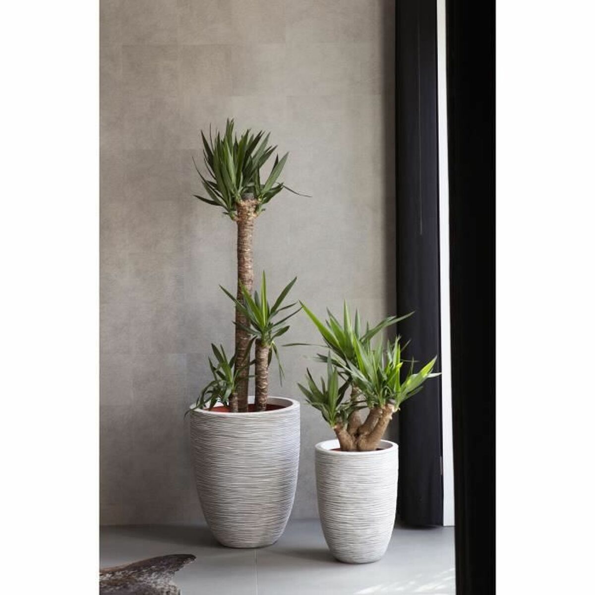 Planter Capi Europe Ivory Plastic 34 x 34 x 36 cm-1