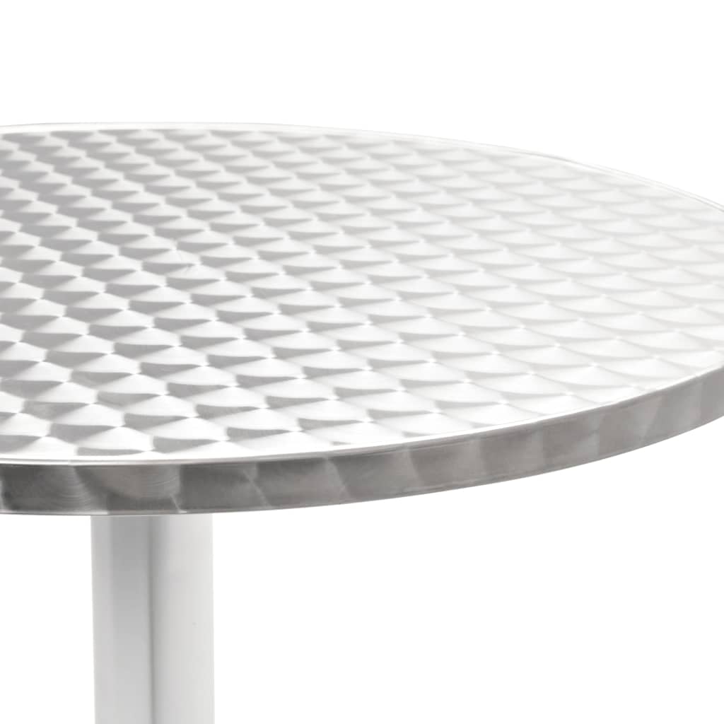 vidaXL Bistro Table Outdoor Side Table Garden Porch Deck Furniture Aluminum-4