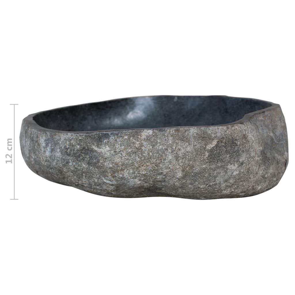 NNEVL Basin River Stone Oval 30-37 cm-4