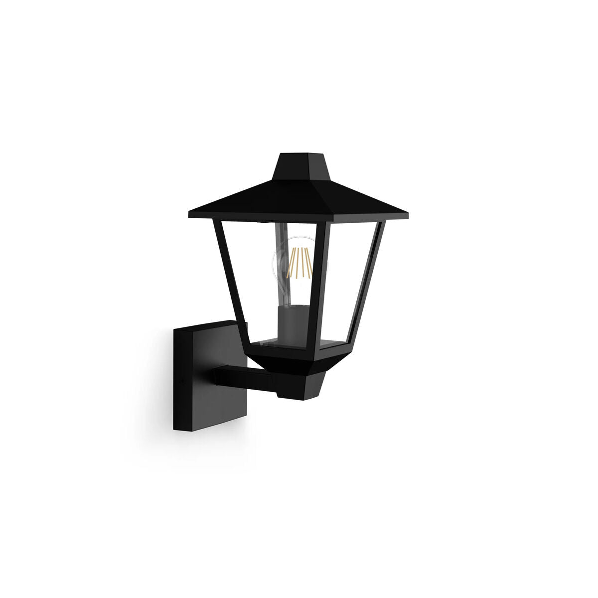 Wall Light Philips kinno Black 25 W Aluminium E27-3