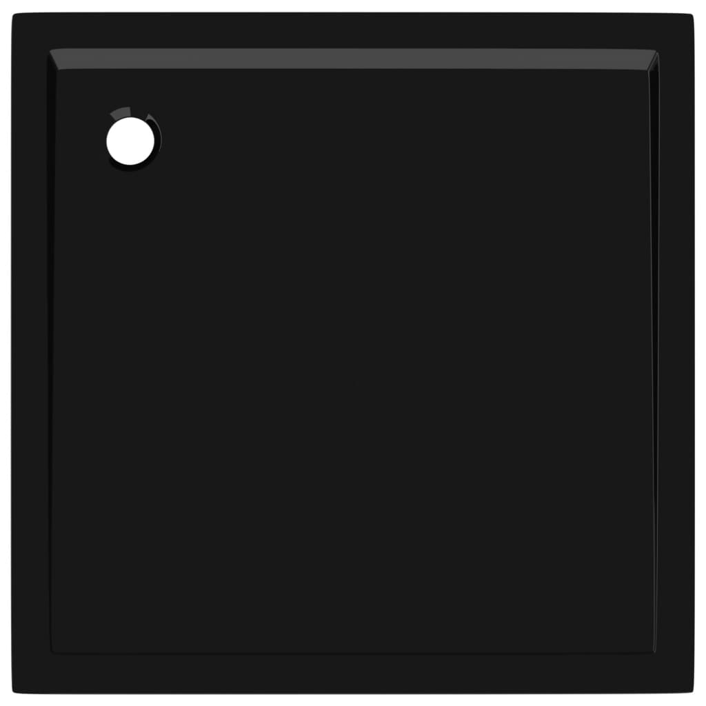 NNEVL Square ABS Shower Base Tray Black 90x90 cm-4