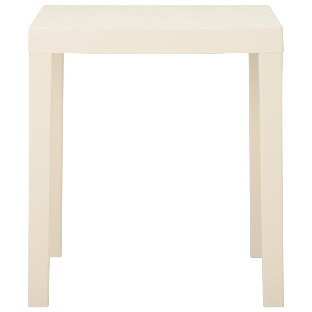 vidaXL Patio Table Outdoor Dining Table Garden Porch Camping Furniture Plastic-3