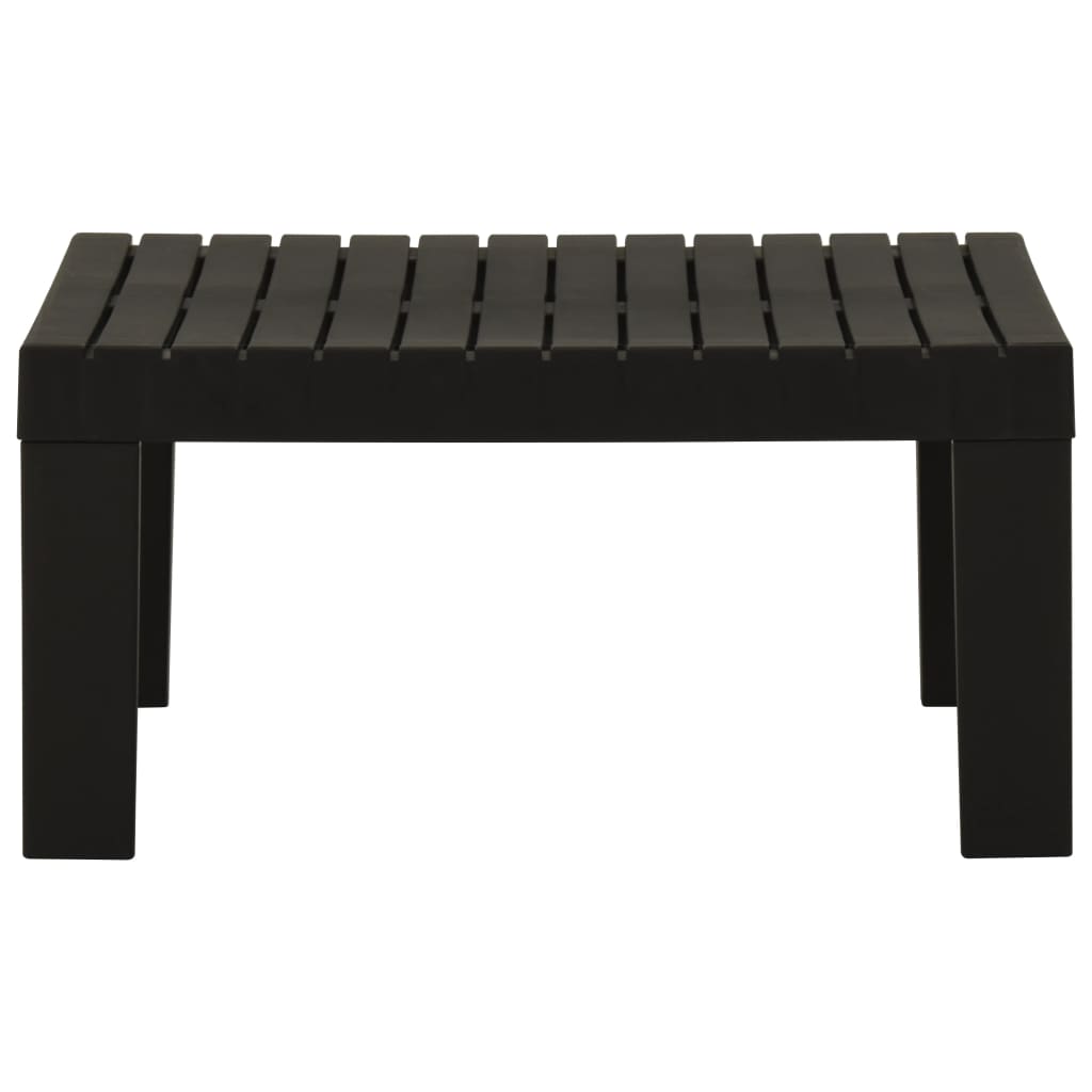 vidaXL Coffee Table Outdoor Side Table Patio Camping Garden Furniture Plastic-0