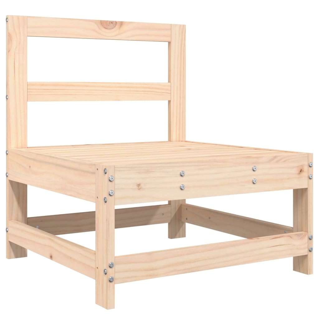 vidaXL Patio Lounge Set Outdoor Garden Furniture Set 5 Piece Solid Wood Pine-4