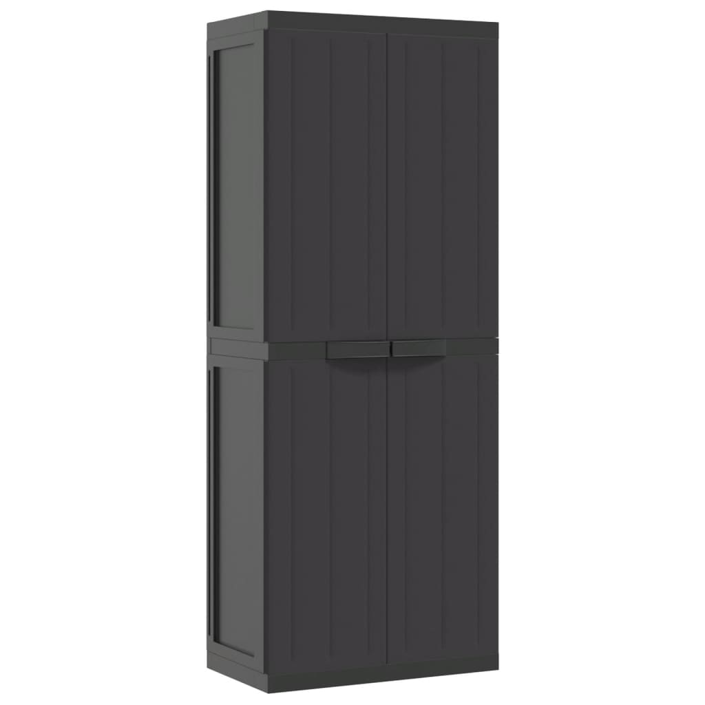 vidaXL Outdoor Storage Cabinet Utility Cupboard Garden Patio Furniture PP-0