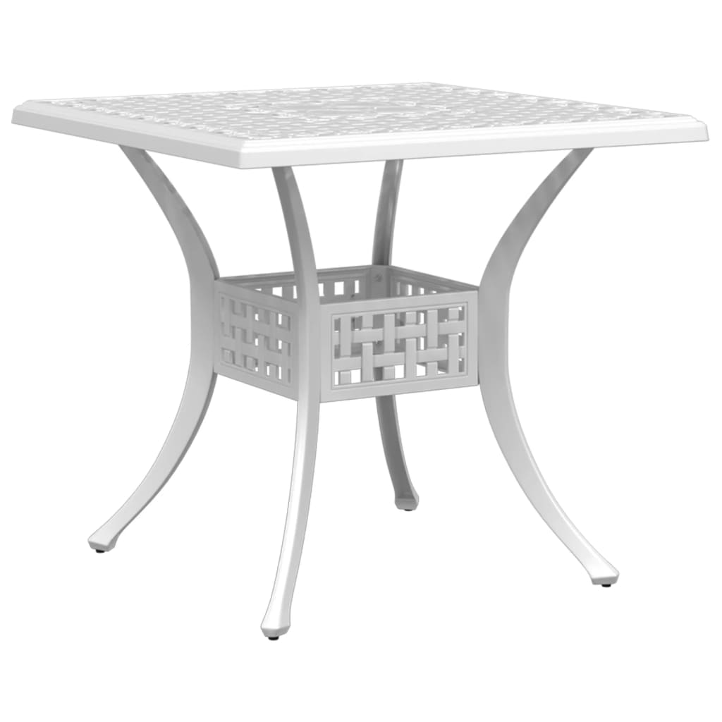 vidaXL Bistro Set Table and Chair Garden Outdoor Patio Furniture Cast Aluminum-4