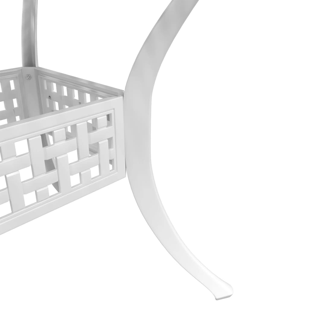vidaXL Bistro Set Table and Chair Garden Outdoor Patio Furniture Cast Aluminum-4