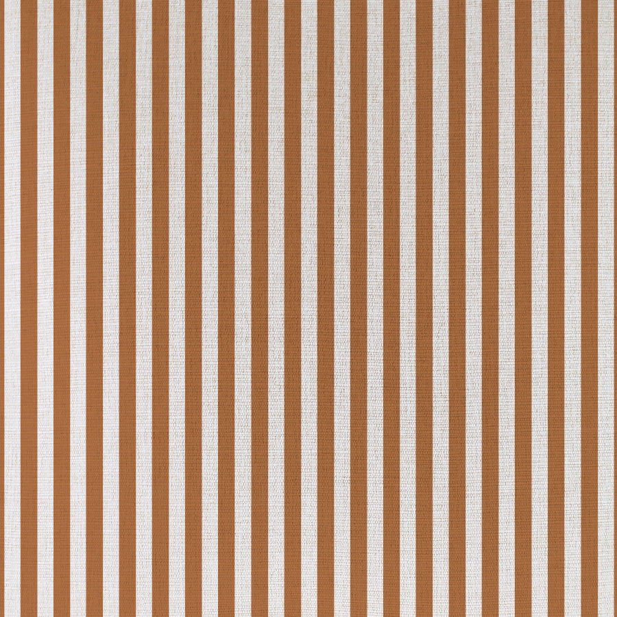 Cushion Cover-Coastal Fringe-Candy Stripe Rust-45cm x 45cm-1
