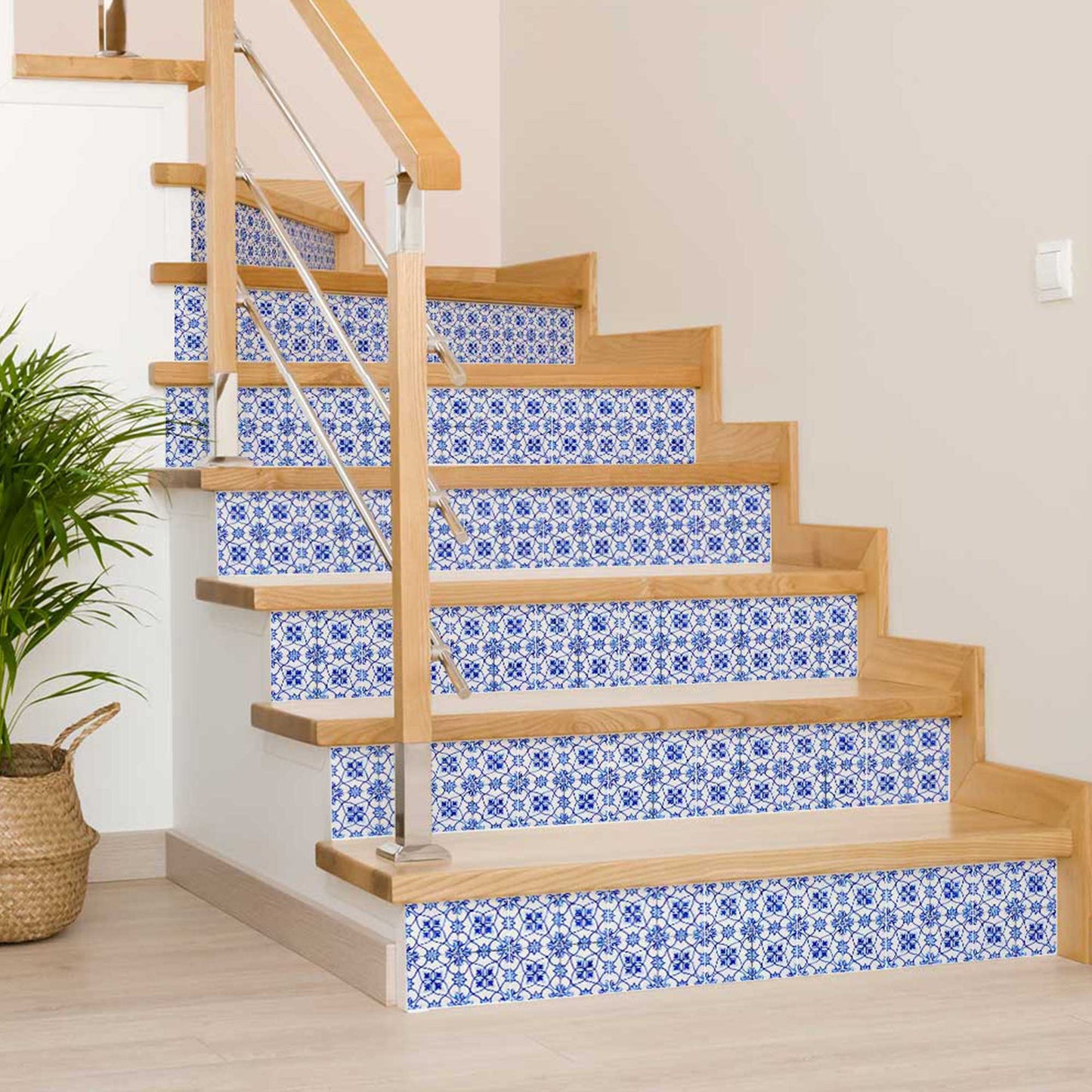 Light Blue backsplash Peel and Stick Tile Stickers wall pattern Model - H19-3