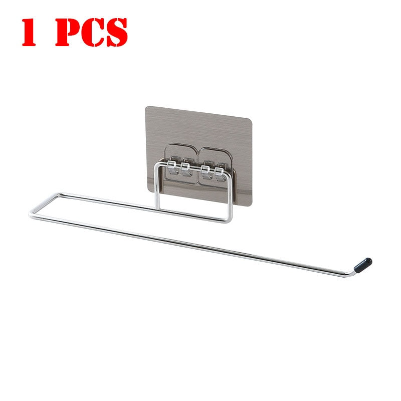 NNEOBA 1/2pcs Hanging Toilet Paper Holder Roll Paper Holder Bathroom Towel Rack Stand Kitchen Stand Paper Rack Home Storage Racks-3