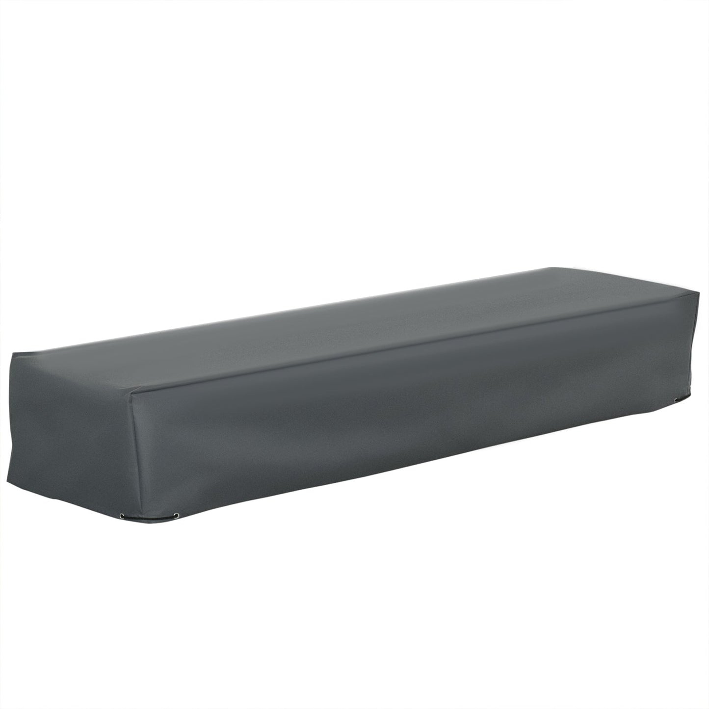 Rectangular Garden Furniture Cover with Water and UV Resistant Oxford Fabric - Grey-0