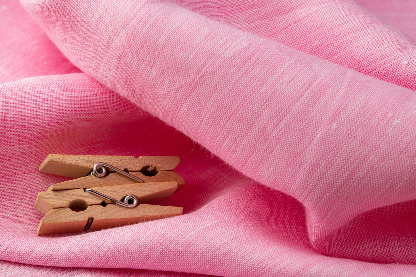 Dual-Tone Pink Hemp Fabric | Organic | 155gsm | 147cm Wide | GOTS Certified-0