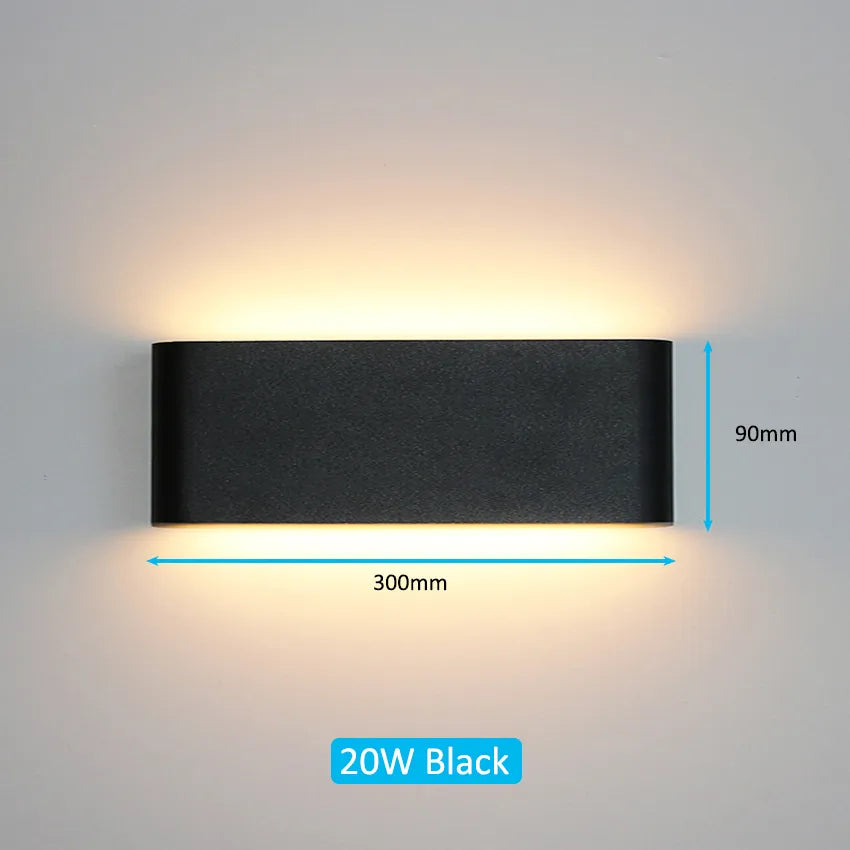 Elegant LED Outdoor Waterproof Wall Light - Stylish Porch Lighting Fixture-4
