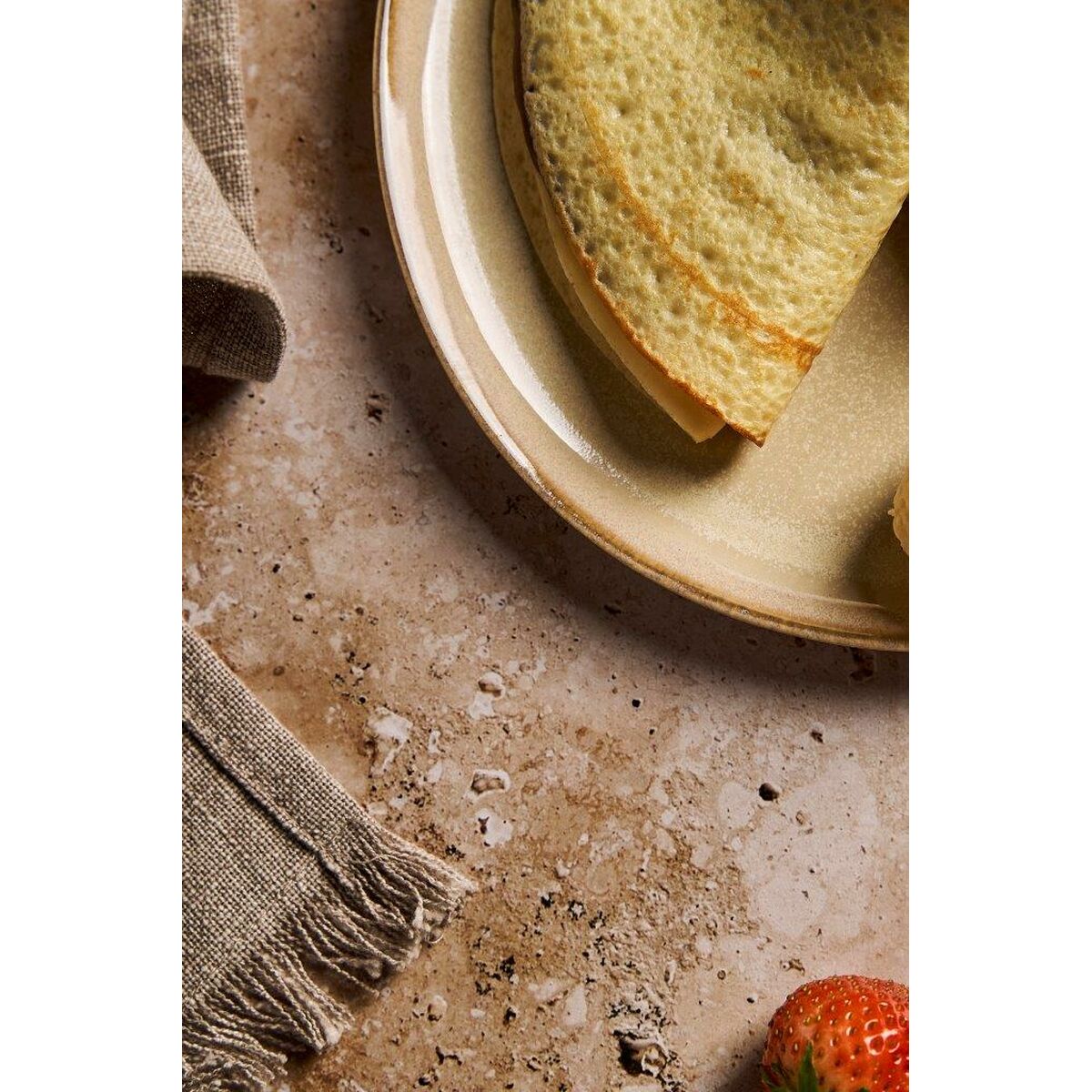 Dessert dish Duomo Beige Ø 21 cm (6 Units)-2