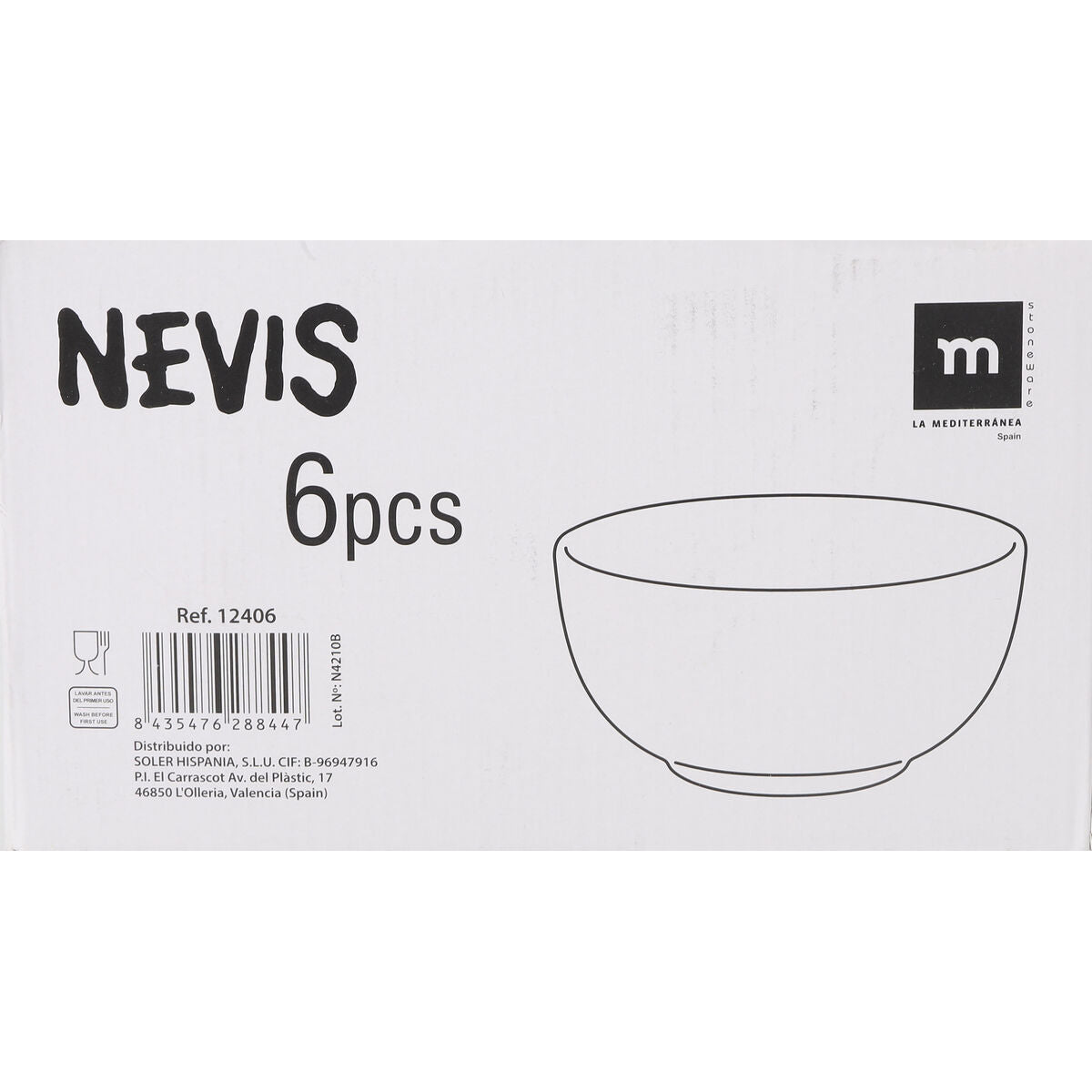 Bowl La Mediterránea 480 ml (24 Units)-8