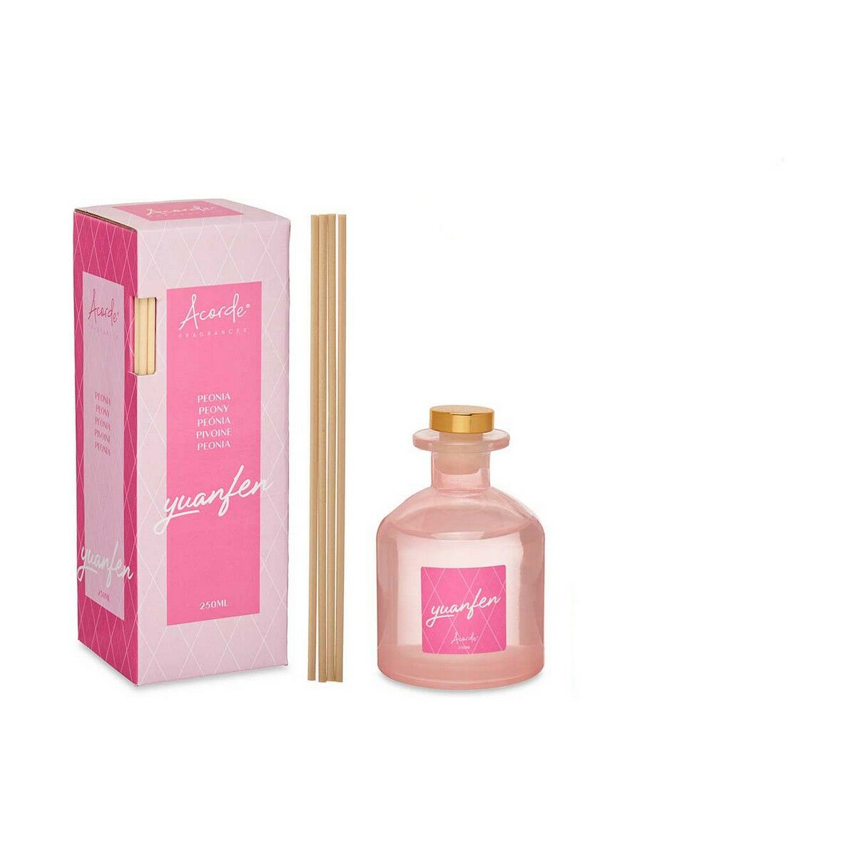 Perfume Sticks Acorde 250ML-A Peony 250 ml (6 Units)-3