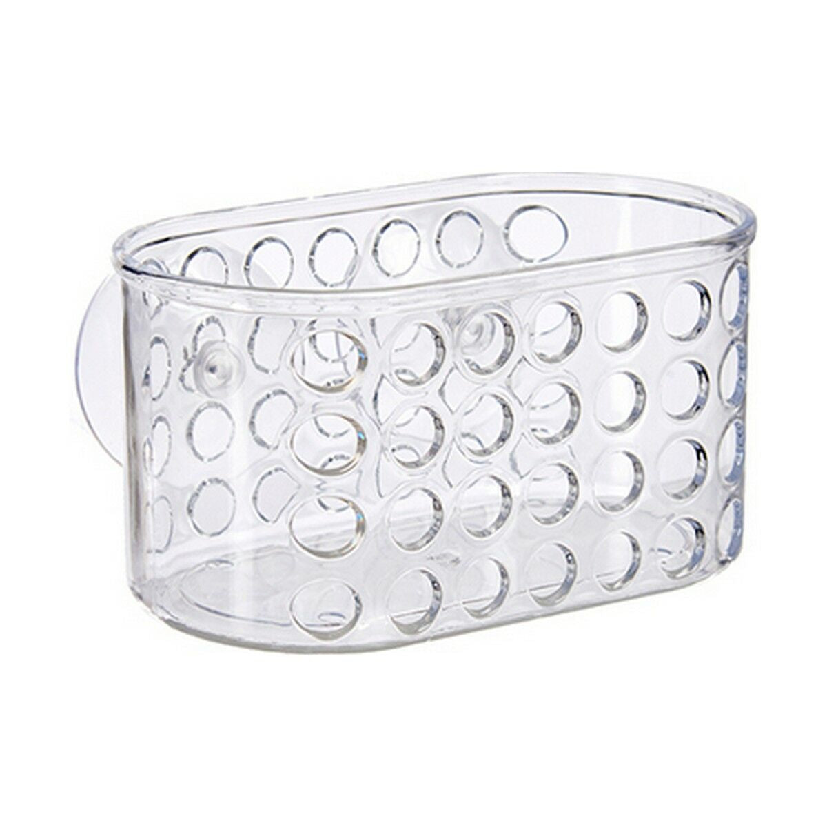 Bath Organiser Caddy Berilo CB25262A CB25262A Transparent PVC polystyrene 15,8 x 8,5 x 8 cm (12 Units)-1
