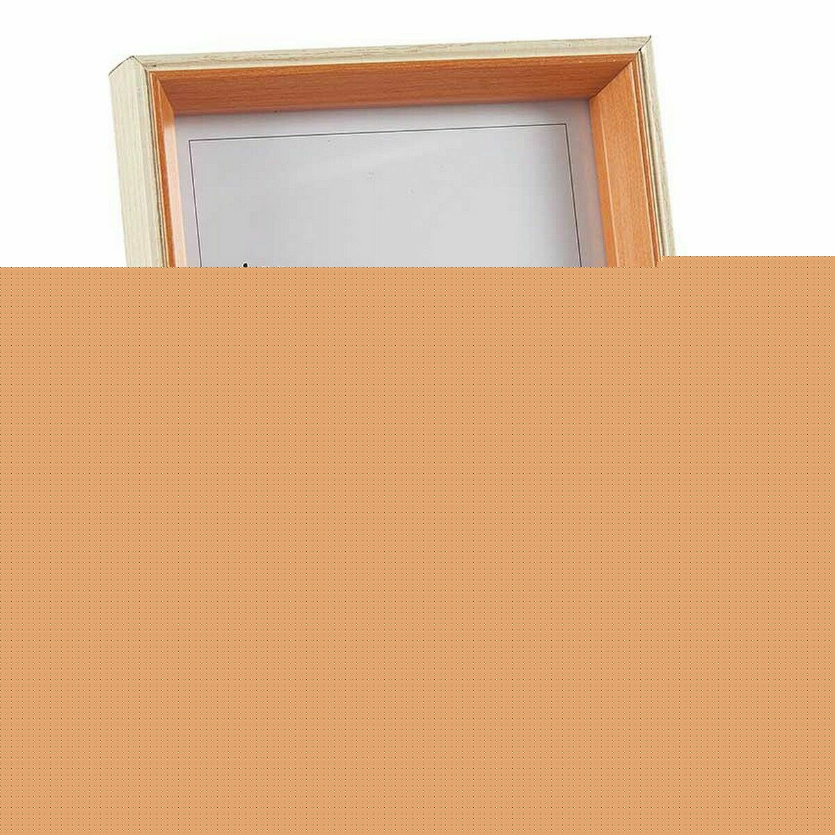 Photo frame 17 x 22 x 3 cm Crystal Brown White MDF Wood (6 Units)-0