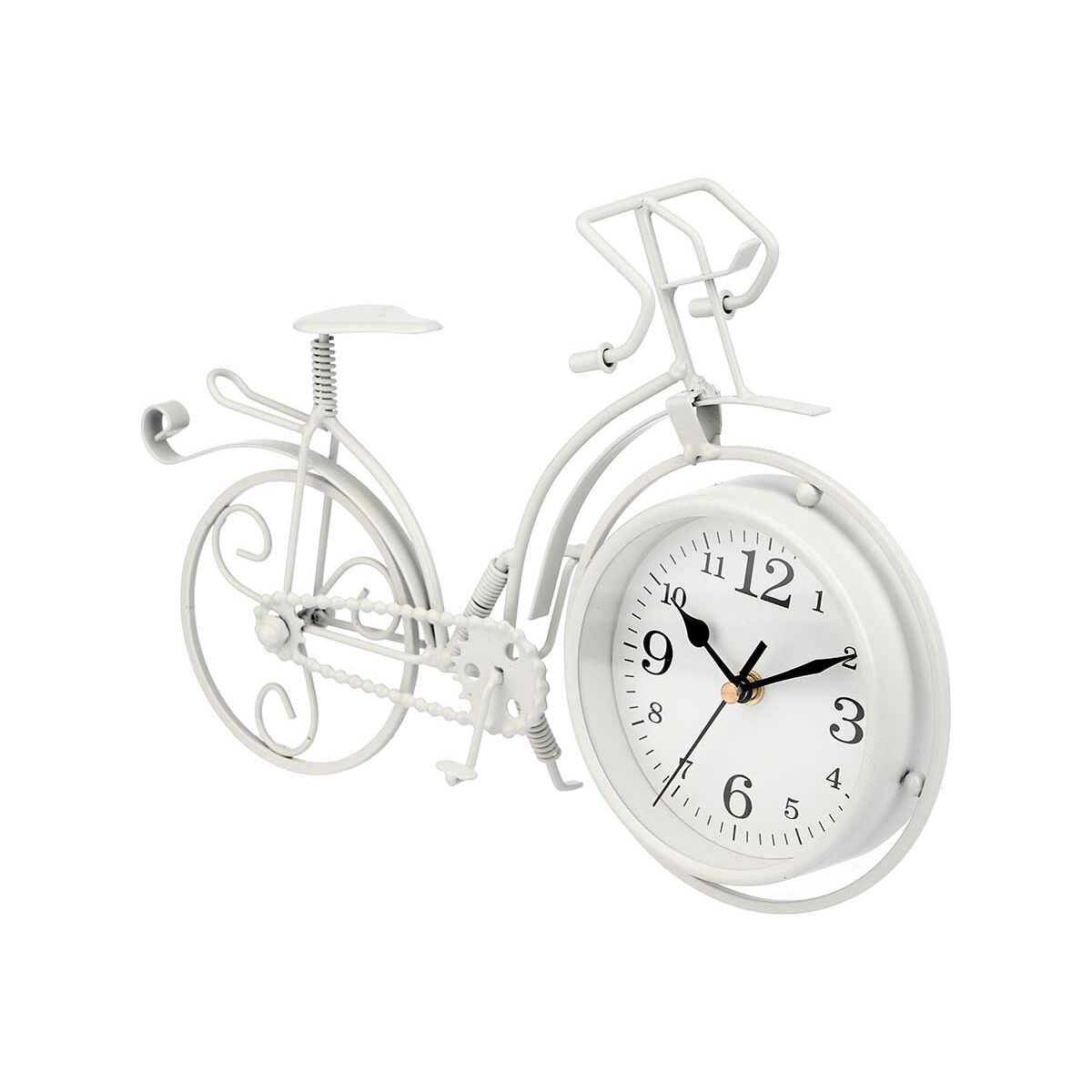 Table clock Gift Decor 916 White Bicycle (4 Units)-2