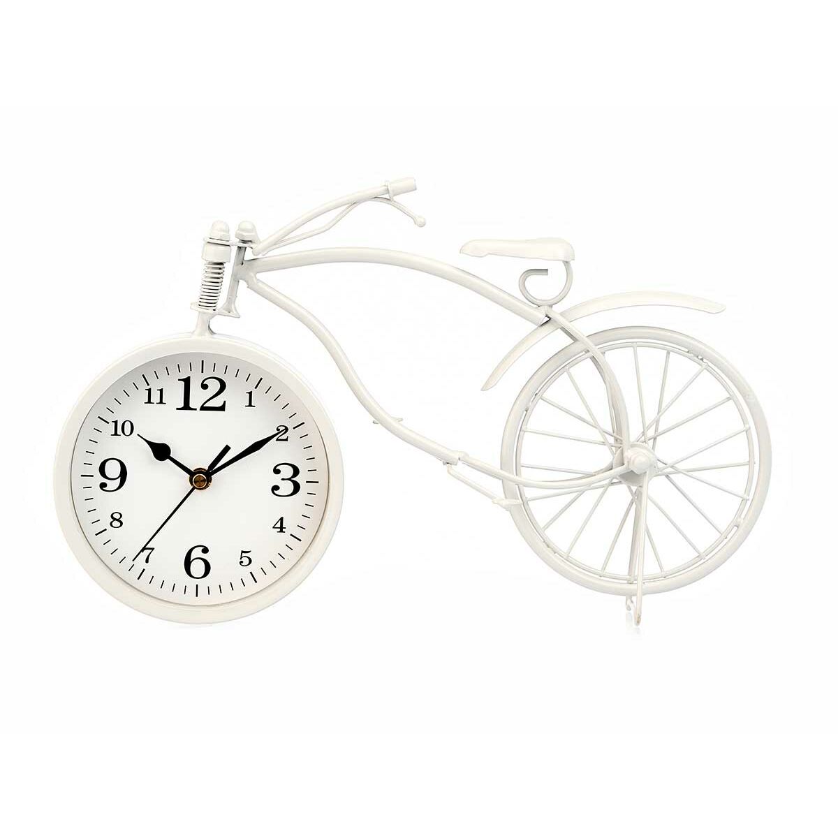 Table clock Gift Decor 918 White Bicycle (4 Units)-2