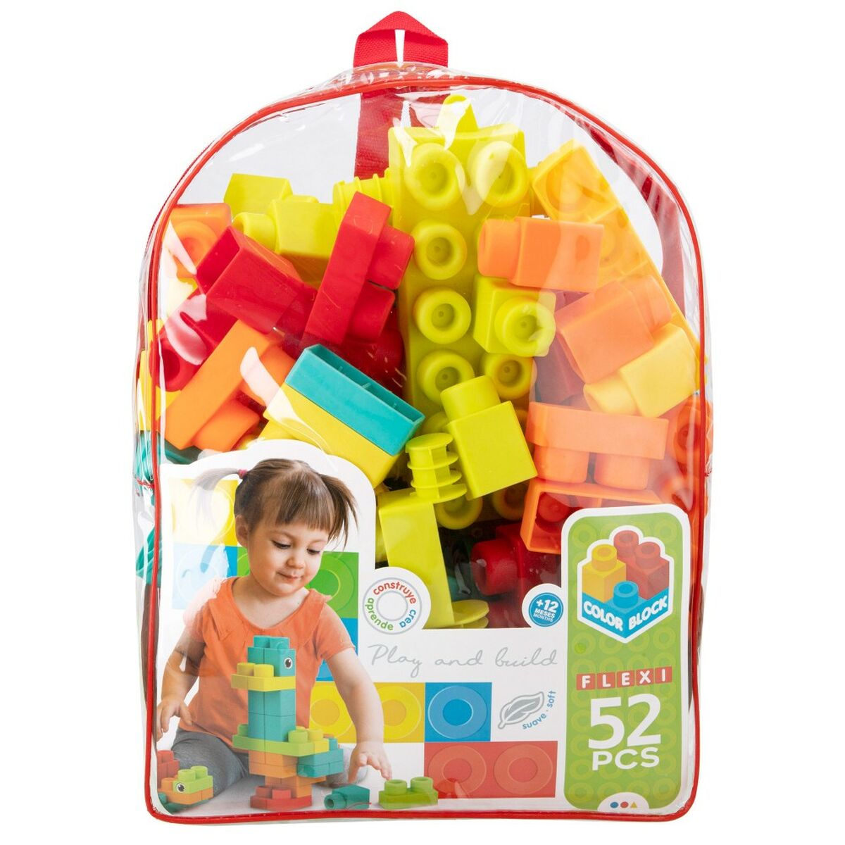 Construction set Color Block 52 Pieces (4 Units)-6