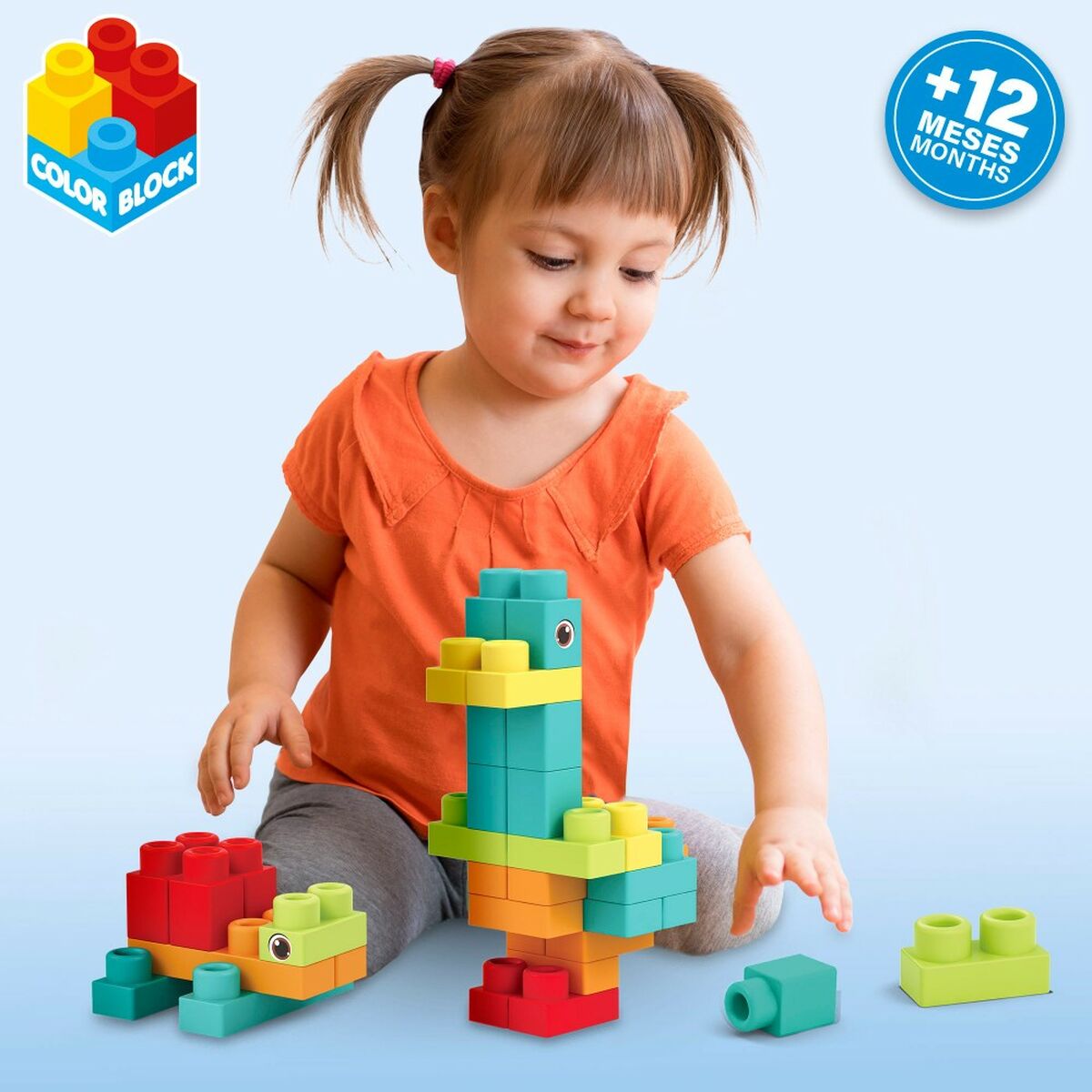 Construction set Color Block 52 Pieces (4 Units)-3