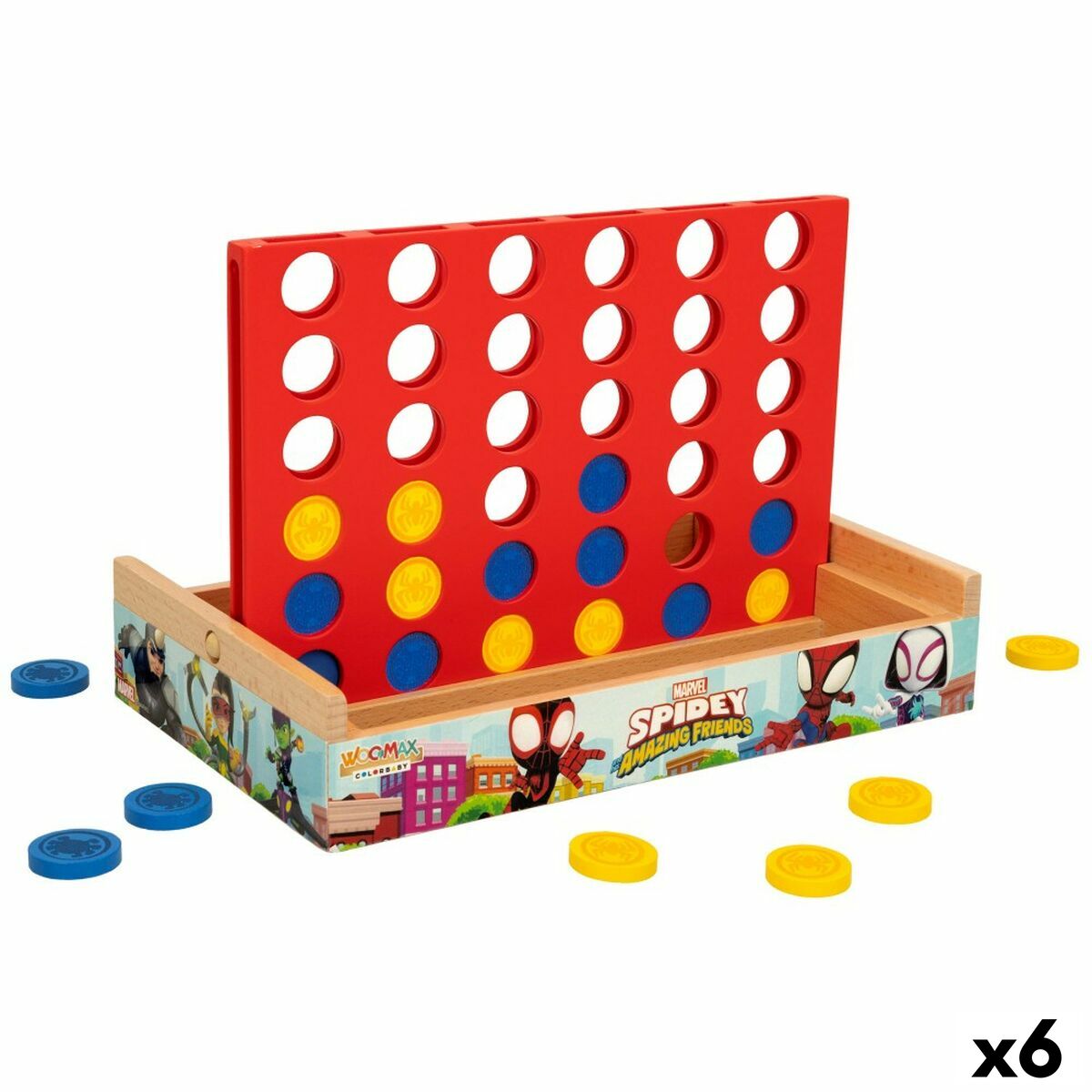 4 in a Row Spidey 24 x 16 x 15 cm (6 Units)-0